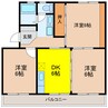 サンメモリーⅠ 3DKの間取り