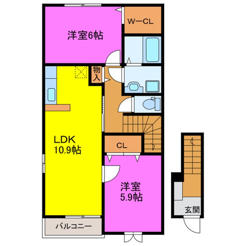 間取図 チアフリ・エンジェル