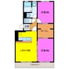 ペガサス 2LDKの間取り