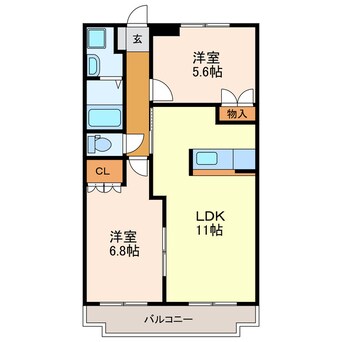 間取図 東海道本線/掛川駅 車移動　9分2.8km 1階 築19年