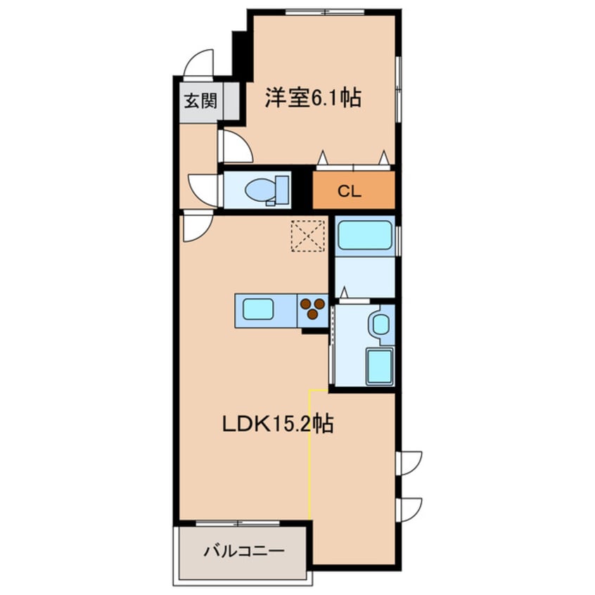 間取図 エル・ブルー