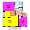 グリーンガーデン 2LDKの間取り