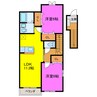 ミルト 2LDKの間取り