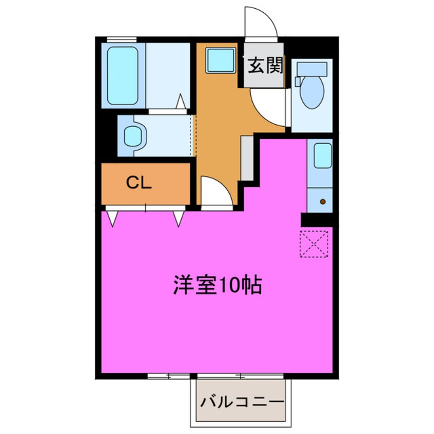 間取図 メゾン・ド・ブランＢ