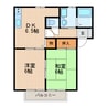 Ｃアーバン大栄 2DKの間取り