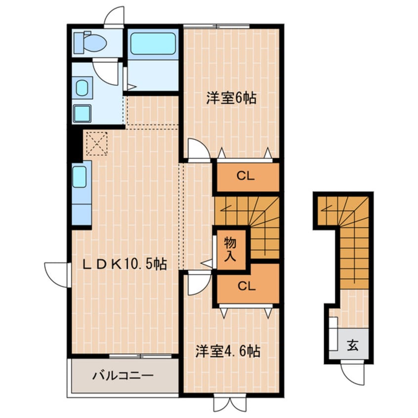 間取図 ルーナⅠ