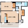 フリーデ 1LDKの間取り