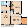 ＥＧＥＲＩＡ 2LDKの間取り