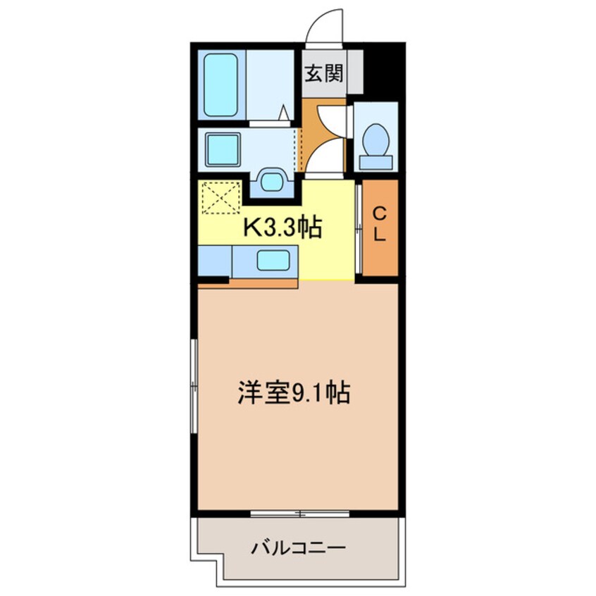 間取図 東海道本線/菊川駅 バス7分菊川警察署東下車:停歩3分 2階 築14年