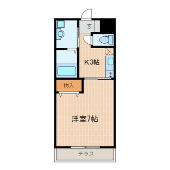 間取図 東海道本線/掛川駅 車移動　14分5.2km 1階 築33年