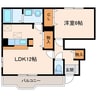 しなのＢ 1LDKの間取り