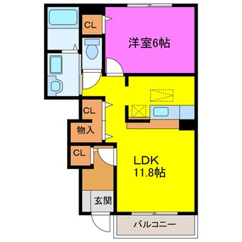 間取図 フェリス・メグ
