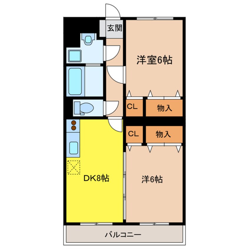 間取図 東海道本線/掛川駅 車移動　11分3.9km 2階 築16年