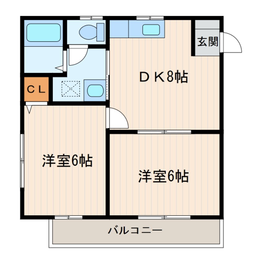 間取図 東海道本線/掛川駅 徒歩14分 1階 築17年