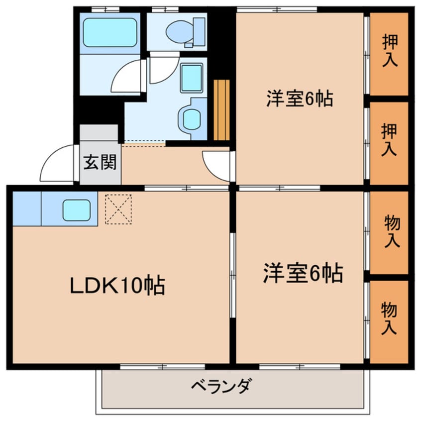 間取図 フォレストⅡ