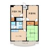 ガーデン葉月Ⅰ 3DKの間取り