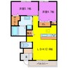 Ｃｉｅｌ 2LDKの間取り