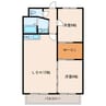 東海道本線/掛川駅 徒歩31分 2階 築35年 2LDKの間取り