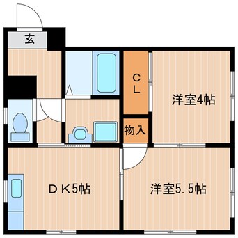 間取図 丘の上ハイツ