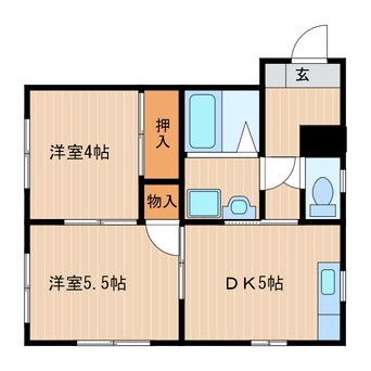 間取図 丘の上ハイツ