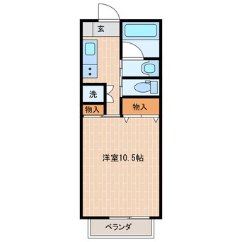 間取図 東海道本線/掛川駅 車移動　15分5.3km 1-1階 築17年