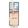バレンシア 1Kの間取り