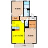 リビングタウン家代の里D 2LDKの間取り