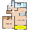 東海道本線/掛川駅 徒歩19分 1階 築7年 1LDKの間取り