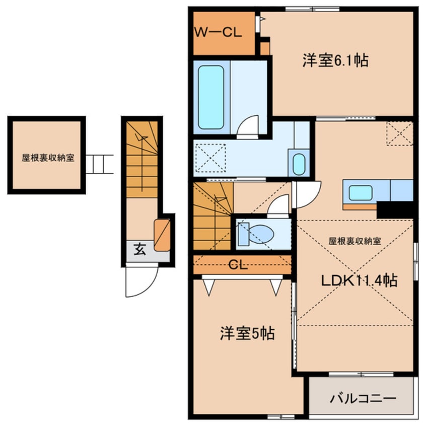 間取図 マイ　フォレスタ