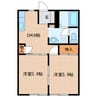 桜通りABC 2DKの間取り