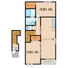 ベル　ビレッジ 秋葉通り　Ⅰ 2LDKの間取り