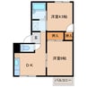 東海道本線/掛川駅 徒歩13分 2階 築35年 2DKの間取り