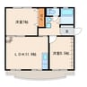 アレグリア 2LDKの間取り