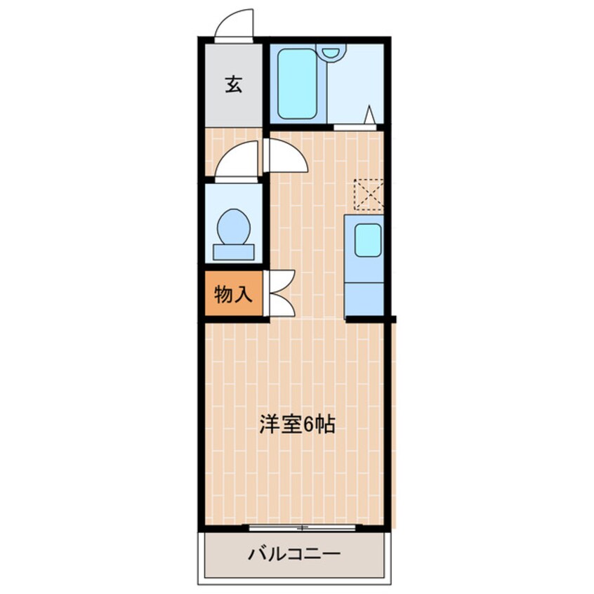 間取図 東海道本線/掛川駅 車移動　23分13.4km 2階 築31年