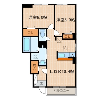 間取図 天竜浜名湖鉄道<天浜線>/桜木駅 徒歩20分 1階 築5年