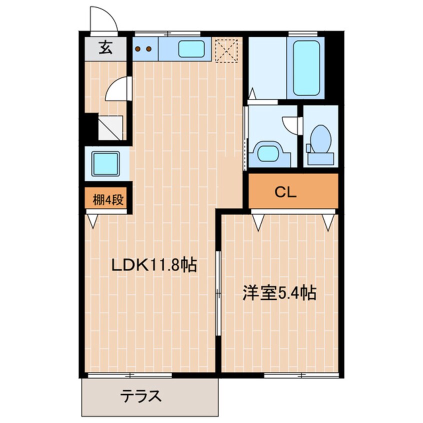 間取図 コーポJOY