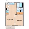 コーポJOY 1LDKの間取り