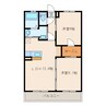 グラン　リヴァー 2LDKの間取り