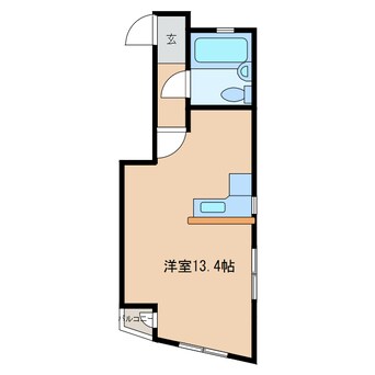 間取図 東海道本線/掛川駅 徒歩11分 3階 築35年