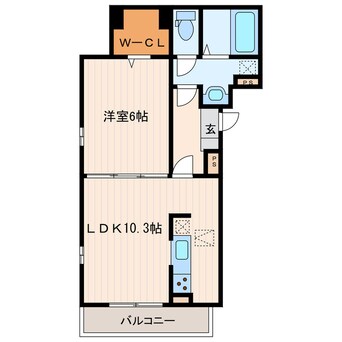 間取図 東海道本線/掛川駅 徒歩20分 1階 築3年