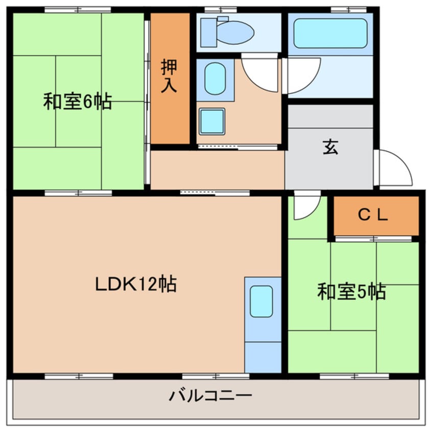 間取図 レクセル葛川
