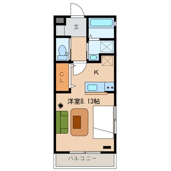 間取図 東海道本線/掛川駅 徒歩10分 1階 築3年