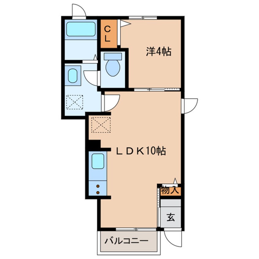 間取図 キャッスルMGT