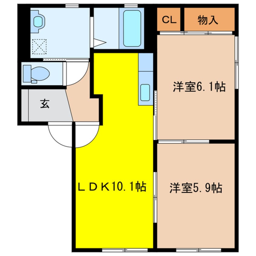 間取図 カーサ　フォレスタ