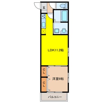 間取図 Cinq Avenue