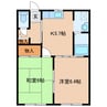 セフィラ２１ 2Kの間取り