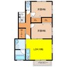 アマービレ 2LDKの間取り