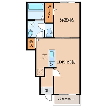 間取図 ベル　トレーフル