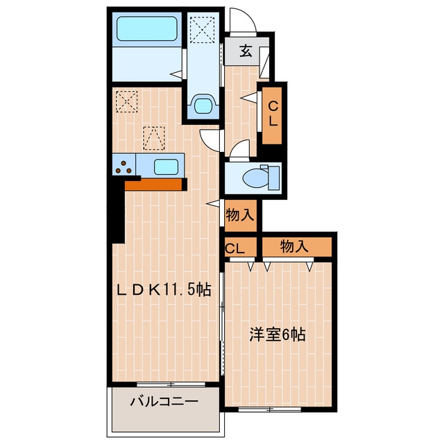 間取り図 クラールワダ
