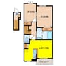 メゾン　オーブ 2LDKの間取り